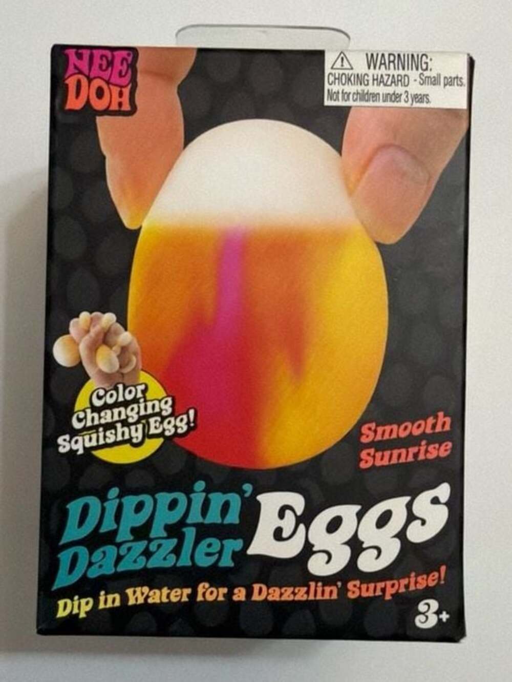 New Fast Ship Nee Doh Dippin' Dazzler Egg Smooth Sunrise Orange Rare
